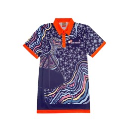 Customized Whole Dye Sublimation Polo Shirt Design Contrasting Collar Chest Patch 3 Buttons Short Sleeves Dye Sublimation Garment Factory 100%Polyester P1427 Customized Whole Dye Sublimation Polo Shirt Design Contrasting Collar Chest Patch 3 Buttons Short Sleeves Dye Sublimation Garment Factory 100%Polyester P1427